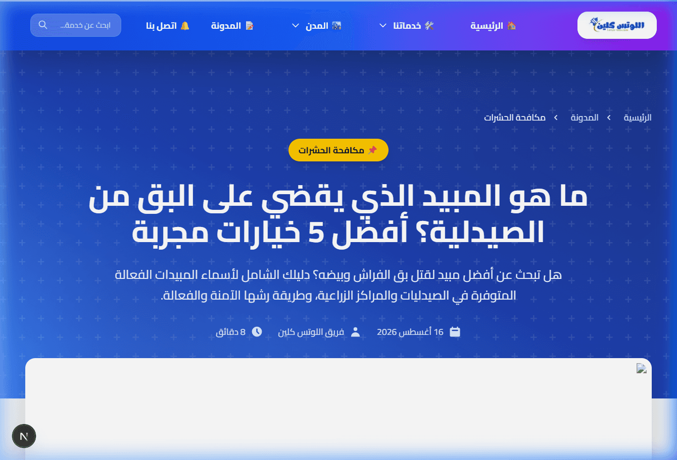 ما هو المبيد الذي يقضي على البق من الصيدلية؟ أفضل 5 خيارات مجربة