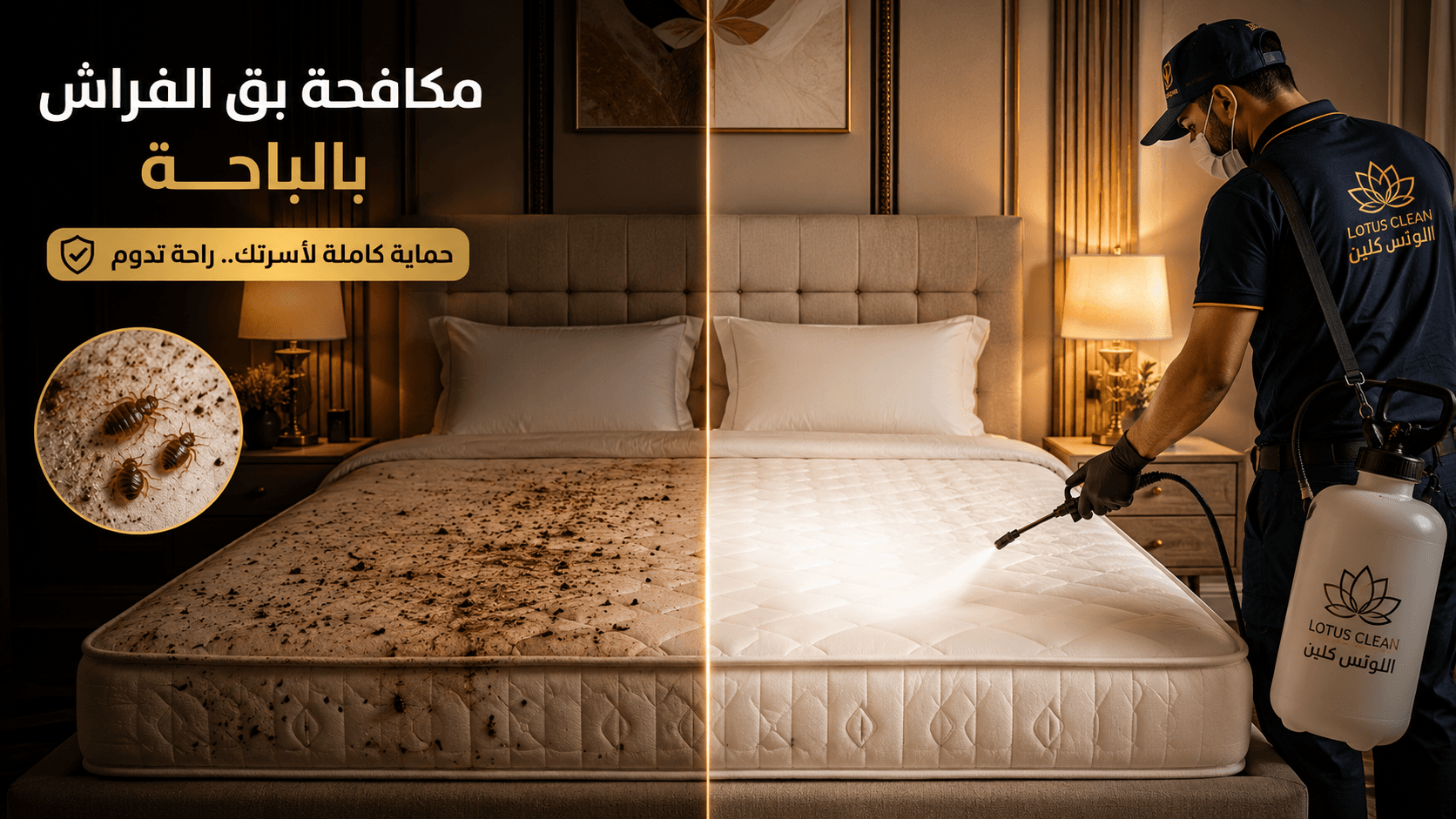 نصائح وأهم طرق فعالة للوقاية من بق الفراش وحماية منازل الباحة من الحشرات