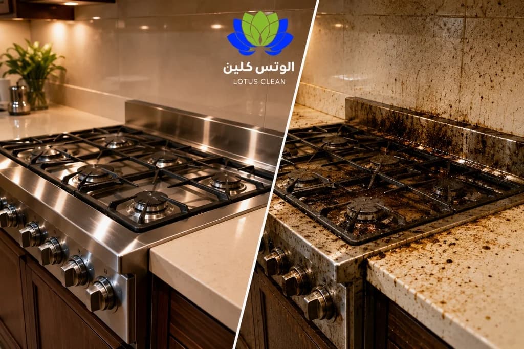تجريد دهون المطابخ ببلجرشي تنظيف وتجريد المطابخ والفرن قبل وبعد ببلجرشي