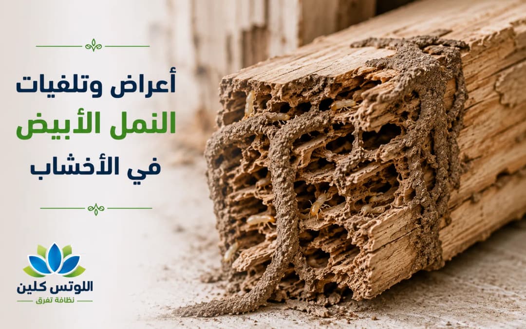 علامات الإصابة بالنمل الأبيض وتآكل الأخشاب بجدة
