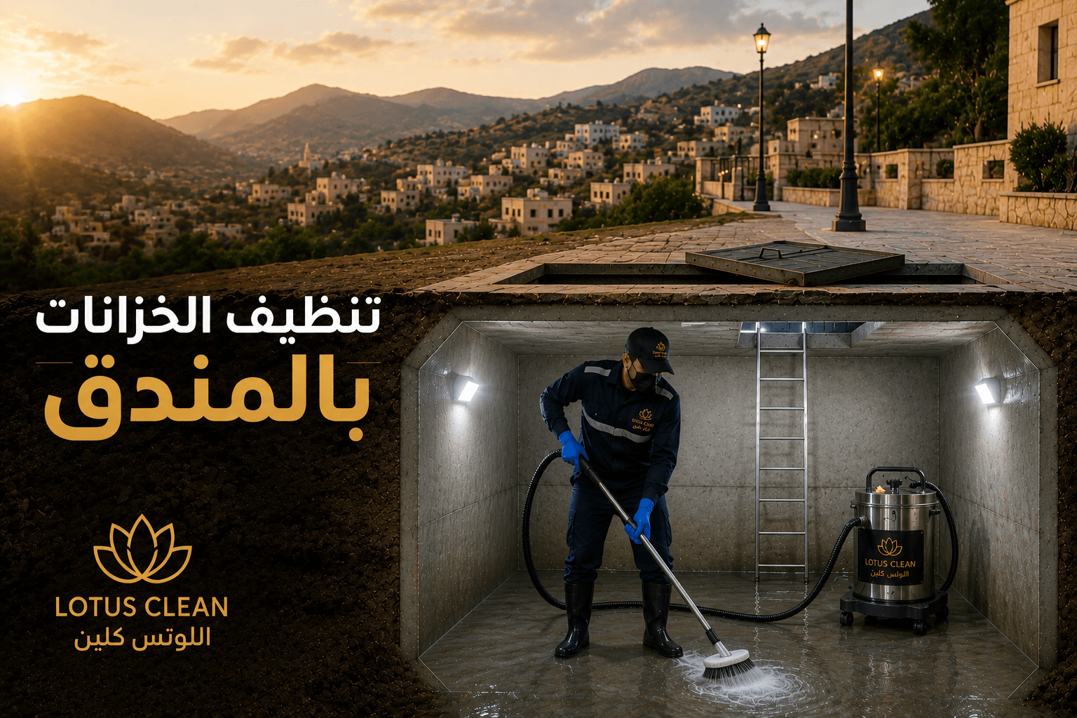 شركة تنظيف خزانات بالمندق تنظيف الخزانات في المندق وتعقيمها