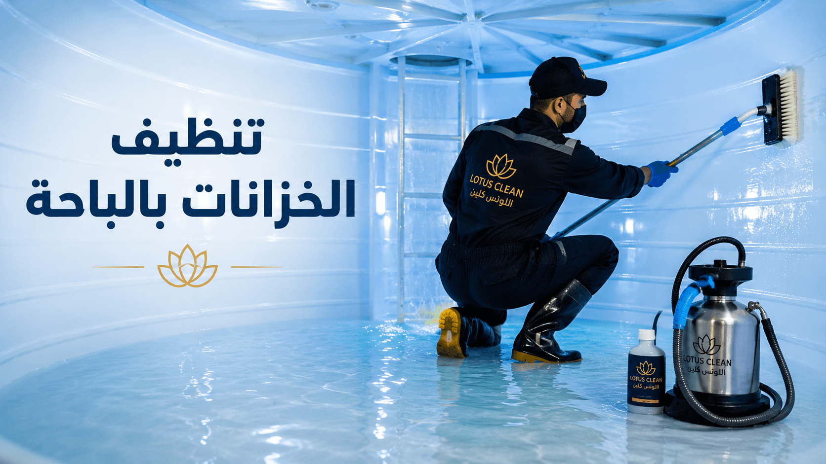شركة تنظيف خزانات بالباحة تنظيف الخزانات بالباحة وتعقيمها